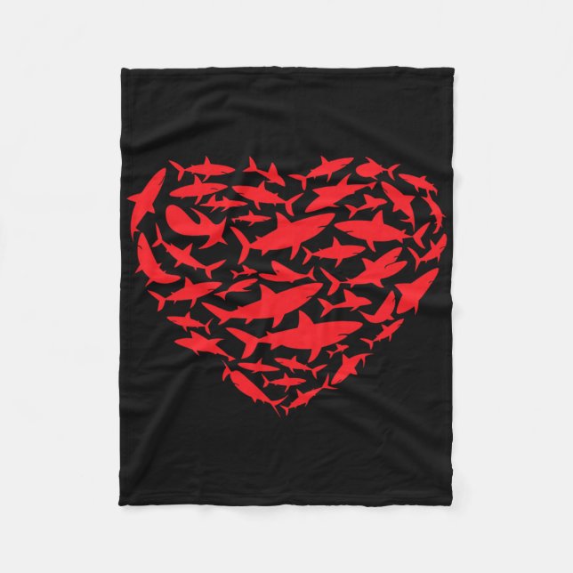 Manta Polar Valentine Sharks Heart Sea Animal Lover Ocean Wild (Anverso)