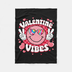 Manta Polar Valentine Vibes Hippie Tie Dye Sungl Groovy Smilin
