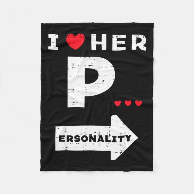 Manta Polar Valentines Day I Love Her Ity Matching Couple Men  (Anverso)