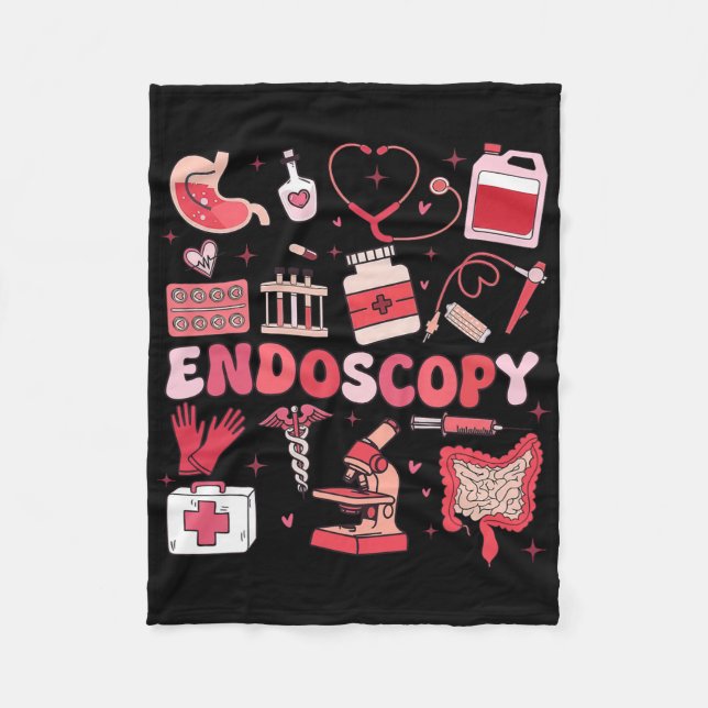 Manta Polar Valentine's Day Retro Endo Crew Nurse Endoscopy Gl (Anverso)