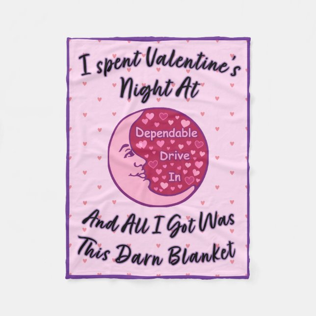 Manta Polar Valentine's Night 2026 "Darn" Blanket (Anverso)