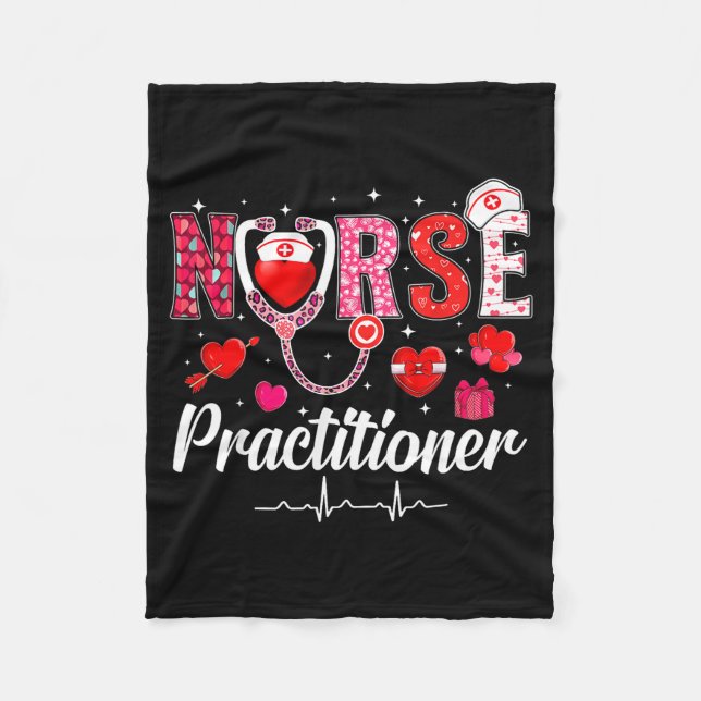 Manta Polar Valentines Nurse Practitioner Scrubs Nurse Life St (Anverso)