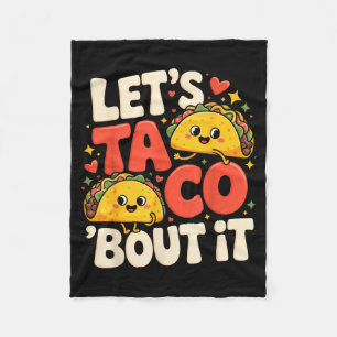 Manta Polar Vamos a taco bout eso divertido taco mexicano