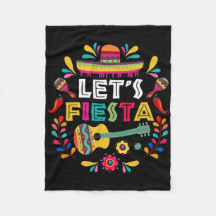 Manta Polar Vamos Fiesta Mexicana Cinco De Mayo Colorida 