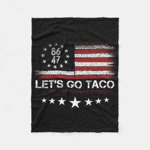 Manta Polar Vamos Taco 8647 Bandera de EE. UU. 86 47 Hombres M