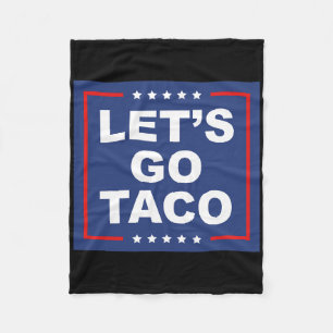 Manta Polar Vamos Taco - Diseño divertido de T. A. C. O. Iróni