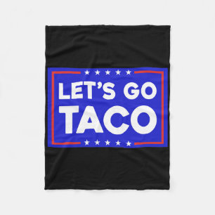 Manta Polar Vamos Taco Divertido T.a.c.o Vamos Taco 