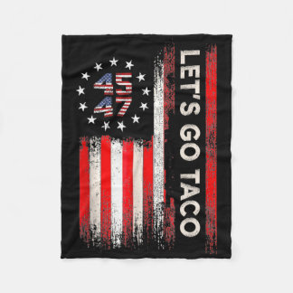 Manta Polar Vamos Taco Divertido Trump