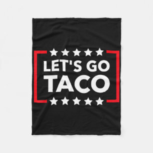Manta Polar Vamos Taco Meme Divertido Siempre se Echa para Atr