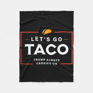 Manta Polar Vamos Taco Pro Donald Trump Divertido 