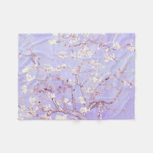 Manta Polar Van Gogh Almond Blossoms Lavender