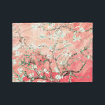 Manta Polar Van Gogh Almond Blossoms Peach<br><div class="desc">Flores de almendras de Vincent Van Gogh alteración del color copyright 2Sweet4wordsDiseños/ PureVintage Love Consiga la belleza de la querida Florencia de Almendros de Van Gogh en los colores que concuerdan con su casa.</div>