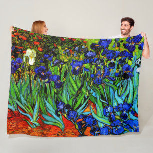 Manta Polar Van Gogh - Irises,