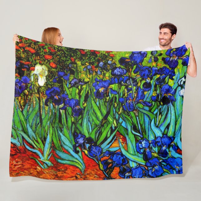 Manta Polar Van Gogh - Irises, (In situ)