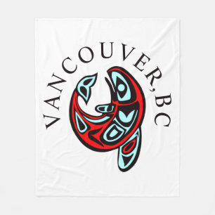 Manta Polar Vancouver BC Haida Orca Totem Tatuaje Ballena Ases
