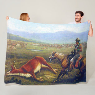 Manta Polar Vaquero C 1830 El Viejo Oeste El Vaquero