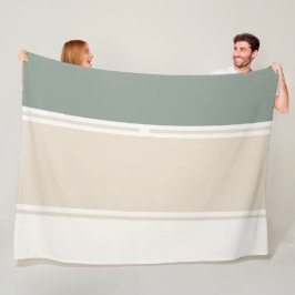 Manta Polar Variación de rayas pastel 2 – Simple y elegante