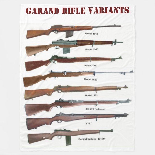 MANTA POLAR VARIANTES DE RIFLE DE GARAND (Anverso)