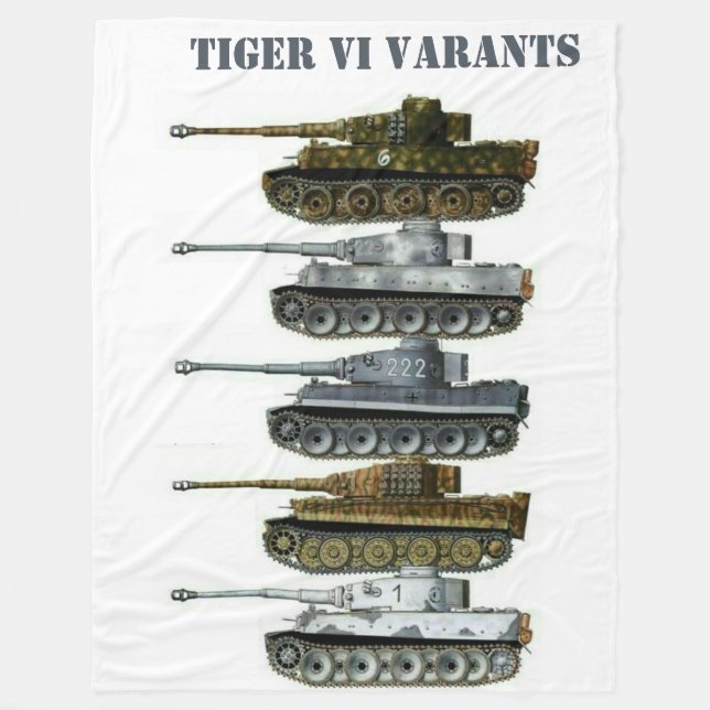 MANTA POLAR VARIANTES DE TIGER VI (Anverso)