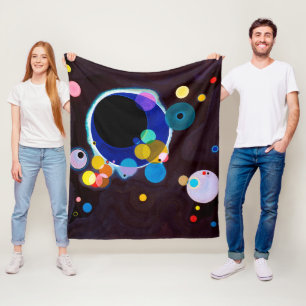 Manta Polar Varios círculos, Wassily Kandinsky