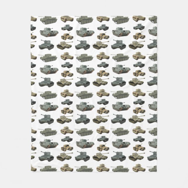 Manta Polar Varios tanques británicos para la Segunda Guerra M (Anverso)