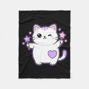 Manta Polar Varita mágica de estrella mágica de gato Kawaii gu