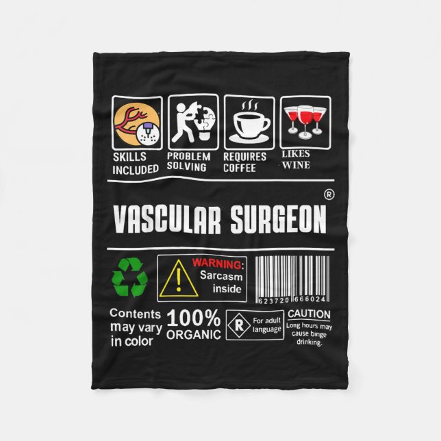 Manta Polar Vascular Surgeon Doctor Job Label Sarcasm Skills C (Anverso)