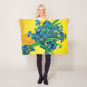 Manta Polar Vase con irlandeses, Van Gogh