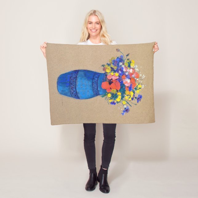 Manta Polar Vase de flores, Redon (In situ)