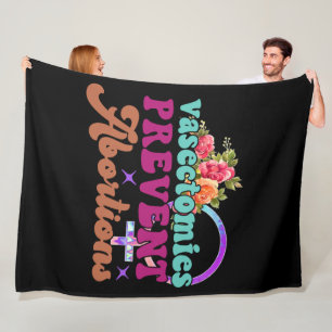 Manta Polar Vasectomías Evitar Abortos Fleece Blanket