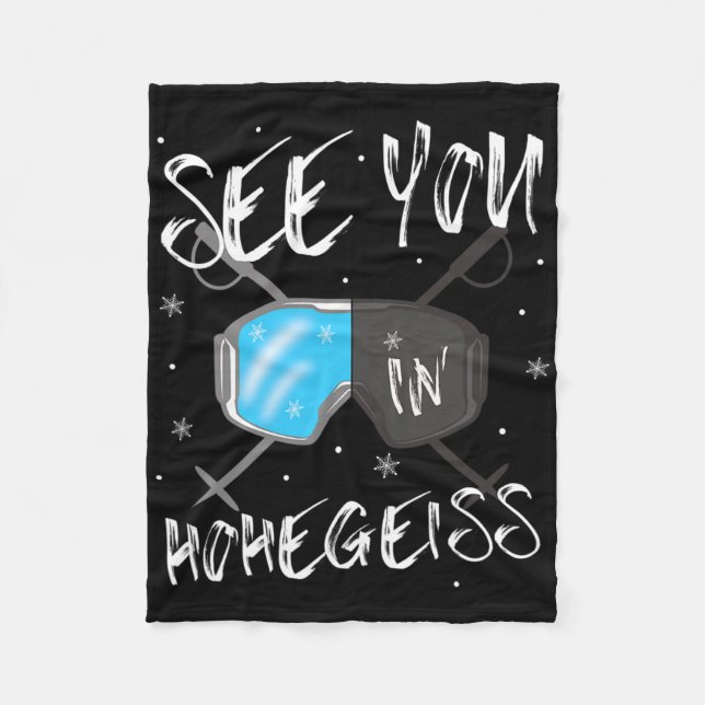 Manta Polar Véalo En Hohegeiß Alemania Vacation Ski Goggles (Anverso)