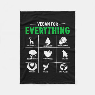 Manta Polar Vegano para todo - vegano vegetariano