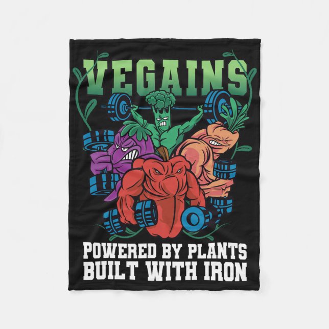 Manta Polar Veganos alimentados (Anverso)