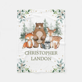 Manta Polar Vegetación de color de agua Nursera de Woodland Fo