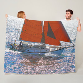 MANTA POLAR VELA EN EL MAR