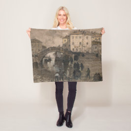 Manta Polar Venecia, Italia (paisaje veneciano vintage)