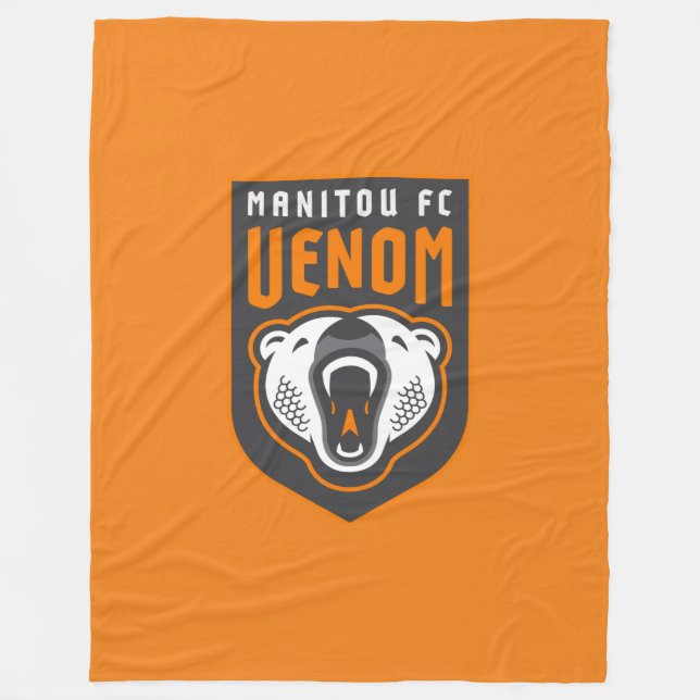 Manta Polar Venom-Manitou FC Fleece Blanket (Naranja) (Anverso)