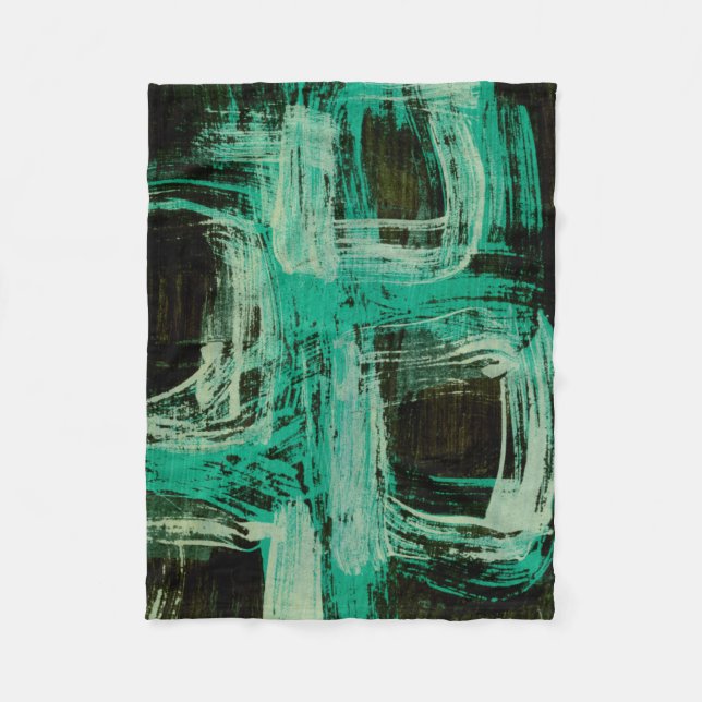 Manta Polar Ventanas Aquamarine I (Anverso)