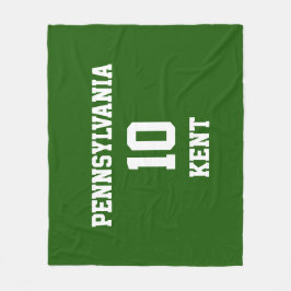 Manta Polar Ventilador deportivo propio Lincoln Green