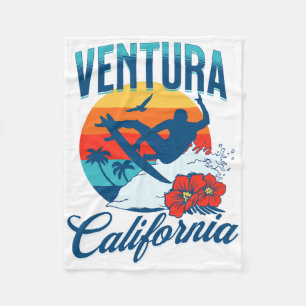 Manta Polar Ventura California Playa Surf Verano Vacaciones Vi