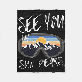 Manta Polar Ver En Sun Peaks Vacaciones Goggles De Esquí