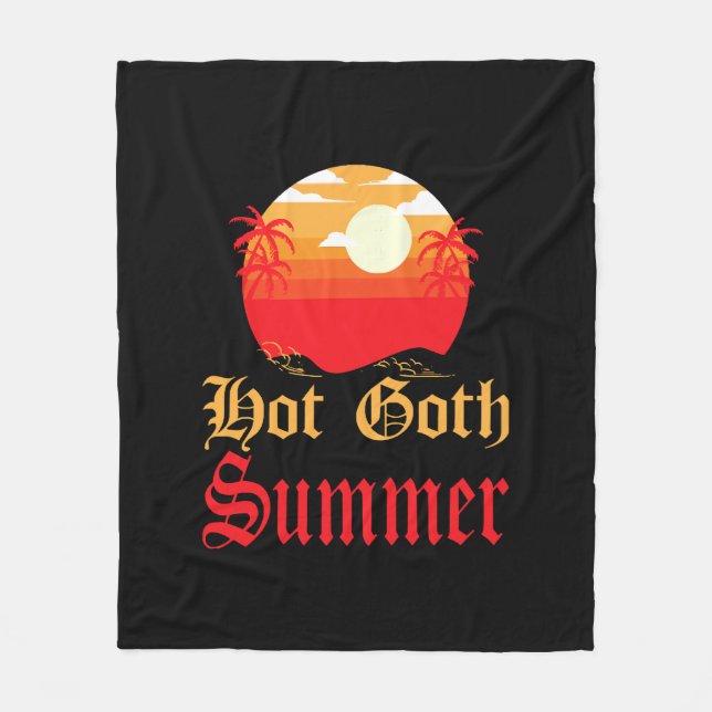 Manta Polar verano gótico caliente (Anverso)