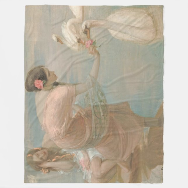 Manta Polar Verano por Rupert Bunny (1897) (Anverso)