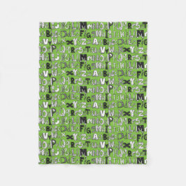 Manta Polar verde ABC