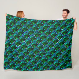 Manta Polar Verde esmeralda e curvas, solloza niquelada?