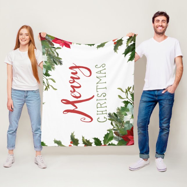 Manta Polar Verdor navideño (In situ)