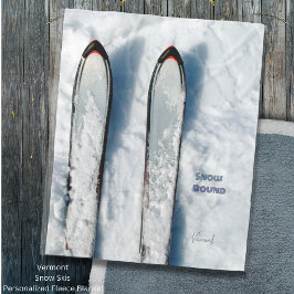 Manta Polar Vermont Snow Ski Fleece Blanket