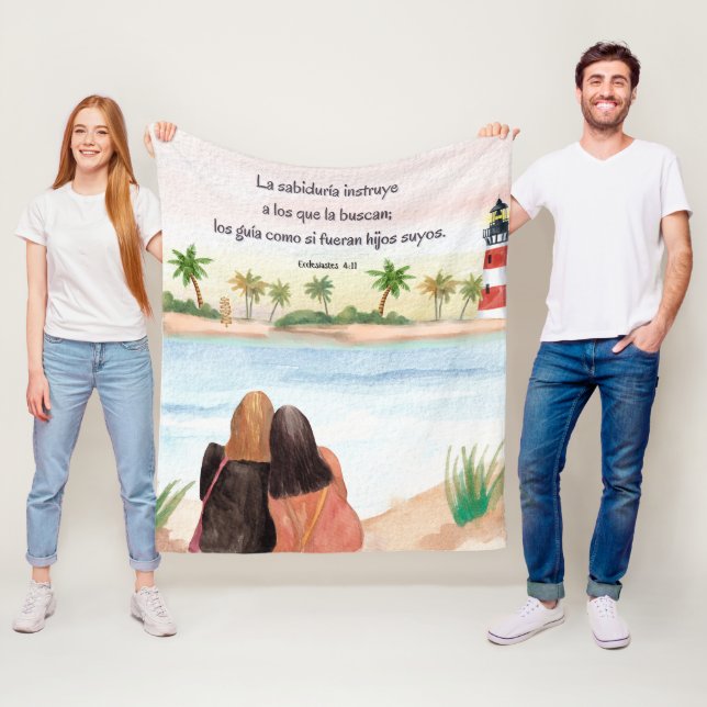 Manta Polar Versos Motivacionales Biblicos en Español (In situ)