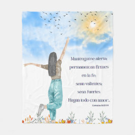 Manta Polar Versos Motivacionales Biblicos en Español