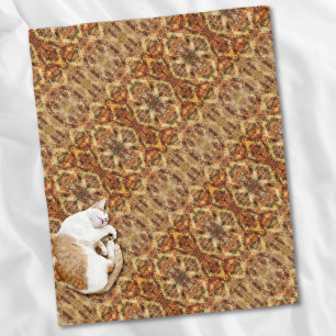 Manta Polar Vertiginosa Rústica francesa otoño caída Brown Dam